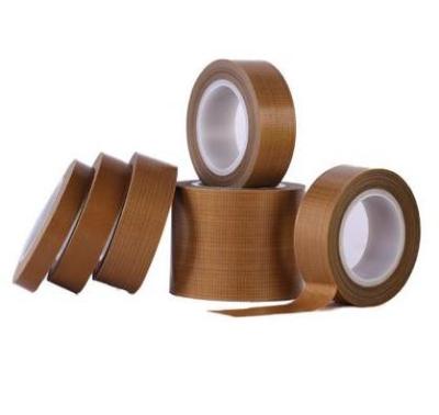 Китай Silicone Adhesive Glass Cloth Heat Resistant Tape Temp Brown Glass Cloth Tape продается