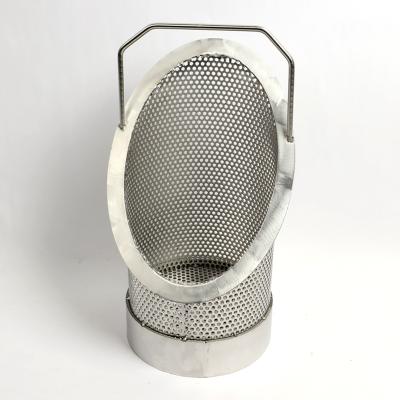 China Intelligence Customized Industrial Stainless Steel Filter Tube Impurity Filtration Metal Filter Cartridge Liquid Impurities Filter Mesh Pipe for sale