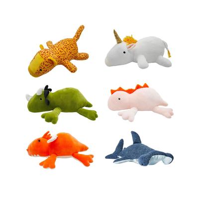 China Plush 35/40/60cm Stuffed Animal Dino Dinosaurs Dinosaur Weighted Plush Toy Soft for sale
