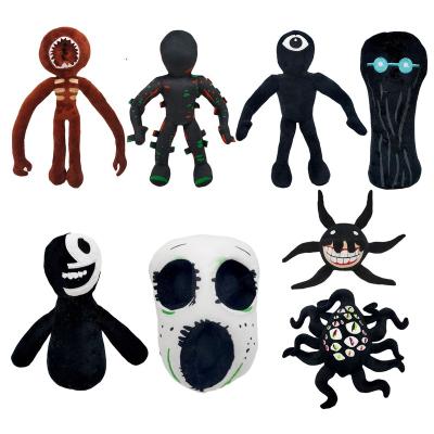 China Plush New Game Figure Doors Plushie Toy Creative Doors Roblo Horror Stuffed Dolls Cartoon Doors Plush Brown Scary Toys for sale