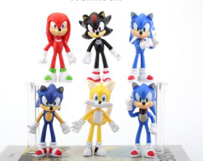 China Princess Macaron Kids Toys DZ Wholesale Animal ultra Knuckles doll Dr. Eggman Cartoon Figurines Collectible Dolls sonic Action Figures for sale