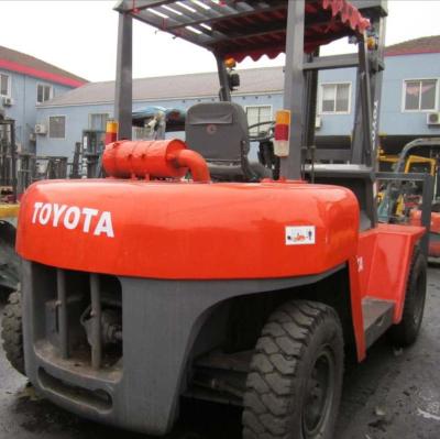 China Used Toyota 10ton Diesel Forklift FD100 for sale Second Hand Forklift à venda