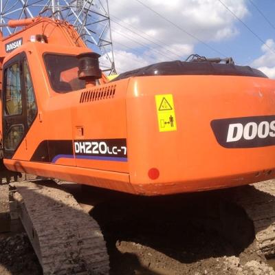 China Secondhand Korea Made Dooson DH220LC-7 Crawler Excavators Doosan Excavator for sale