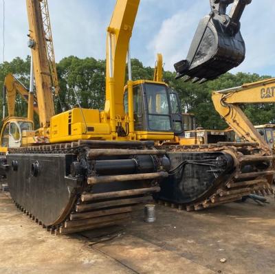 China Original Japan pc200 Long boom 20ton Wetland Amphibious Excavator pc200 withlow price on sale for sale
