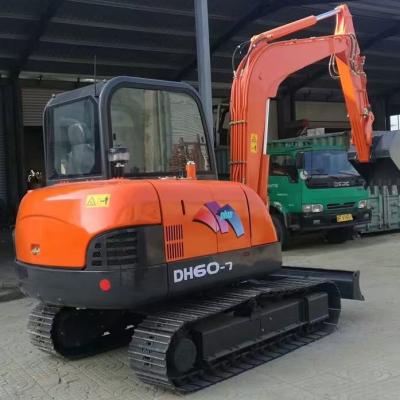 China Used Korea Made Dooson DH60-7 Mini Excavators Doosan Excavator for sale