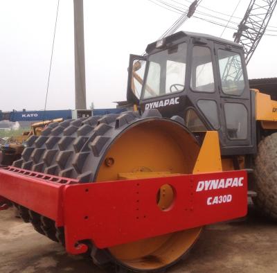 China Used Water-cooled Dynapac ca30d road roller with sheet pad for sale