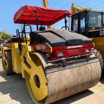 China Used Road Roller Dynapac CC522 for Sale Double Drum asphalt Roller for sale