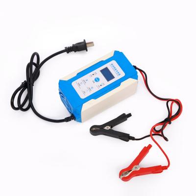 China Universal ; Smart Pulse Repair Battery Charger 12v 24v Solar Automatic Lead Acid Battery Charger for sale