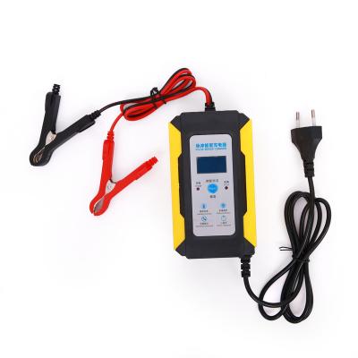 China Universal ; Smart Battery Charger Car Charger 12v 24v Battery Repair Pulse Fast 12v Lithium Battery Charger for sale