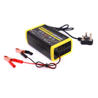 China Universal ; Smart charger 12v 24v battery charger E-bike battery car repair pulse scooter electric motorcycle 12 volt battery charger for sale