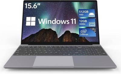 China Intel Celeron N5095 4-Core Windows Laptop Computer Processor 15.6'' Windows Laptop 1TB 2.4G 5G WiFi for sale