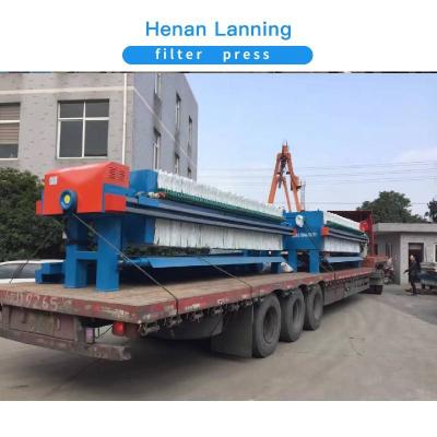 China Water Treatment Industry Hydraulic Press Filter Equipment Automatic Filter Frame Press Machine for sale