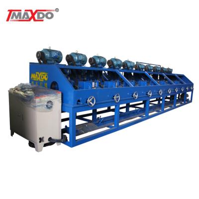 China Construction works Maxdo 10 Heads Stainless Steel Tube High Speed Polishing Machine for sale