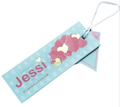 China cabo especial de 400gsm Art Paper Hang Tag With à venda