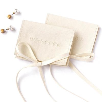 Cina La borsa di Mini Suede Jewelry Pouches Envelope di colore del campione impermeabilizza con la falda in vendita