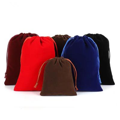 China bolso de lazo del ante del 15x20cm, bolsa de empaquetado del regalo de la joyería de HY en venta