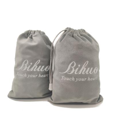 China Bolsa del regalo del lazo del algodón/del satén, la bolsa anti polvo del lazo del 15x20cm en venta