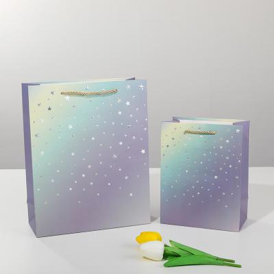China Recycled Materials 2023 hot sale good price flat paper bag hand custom logo jewelry hair clip mango burger pastry paper bags for sale