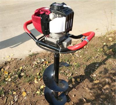 中国 ガソリン アース・オーガー51.7ccの柱穴の鋼鉄物質的な農業および園芸工具 販売のため