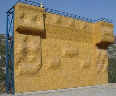 China Max Capacity 100-500kg Artificial Pattern Panel Rock Climbing Walls for Adventure Park for sale