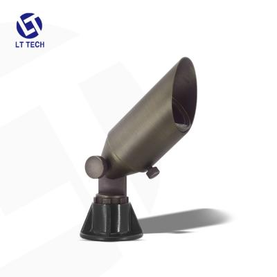 China Small luxury brass outdoor light fixture for MR11 LED lamp (lamp not included) for sale