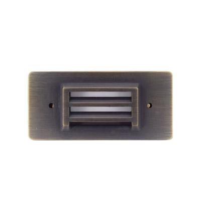 China Lawn Yard Stairs Lighting LT2503 LED Light Solid Brass Outdoor Waterproof Integrated Step Deck Lights 2W 2700K-6000K 120deg for Lawn Yard Stairs Lighting for sale
