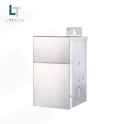 China 304 Stainless Steel LT3075 75W Silver Faucet Cover ETL LISTED 120VAC 12V 15V Multi-Faucet Transformer Stainless Steel For Landscape Lighting for sale