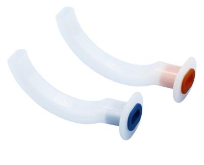 China Multi-Color Disposable Oral Airway Tube first aid airway with 9 sizes of plastic oropharyngeal airway for sale