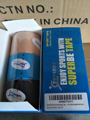 China Ultra Flexible Kinesiology Tape Roll , athletic muscle support tape For Rehabilitation for sale