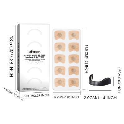 China 30 PCS OEM Performance Sweat Proof Magnetic Nasal Strips Magnet Custom Shape Size Material Hypoallergenic Magnetic Nose Strips for sale