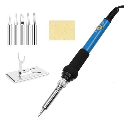 China Pencil Grip handskit 936 8pcs Electric Soldering iron 60W 110V/220V 60W Adjustable Temperature Solder iron With 5psc soldering tip for sale