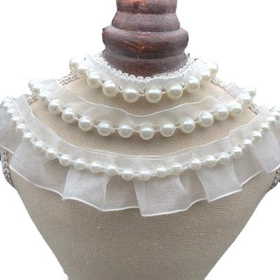 China Viable Running Single-Sided Bead Pleats Skirt Clothing Hemming Ancient Han Multiple Clothing Sizes Costume Decoration Materials for sale