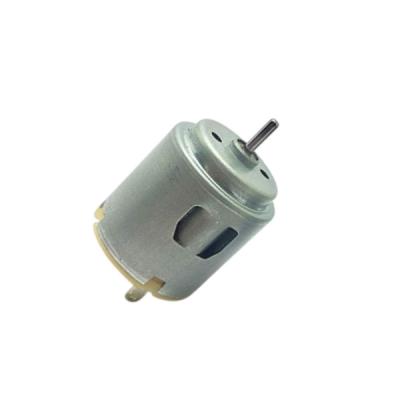 China 24cm*26.9cm 3V 6900RPM Round Shaft RC-260SA Carbon Brush Motor For Massager Clipper for sale