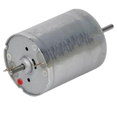 China 24.4mm RK-370 Motor 6V 12V 24V 2500RPM-6000RPM Dual Shaft High Speed Small Motor For Air Pump for sale