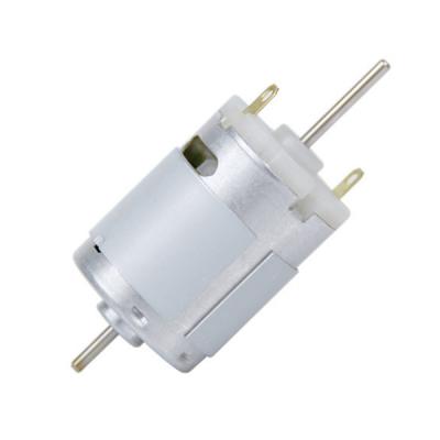 China 27.7mm 4400rpm RS380 12V DC Electric Motors Dual Shaft High Torque Mini Motor for sale