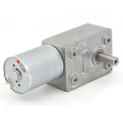 China 8V 12V 24V 32mm*46mm 370 Small Worm Gear Motor Turbo Worm Gearbox Reduction for sale