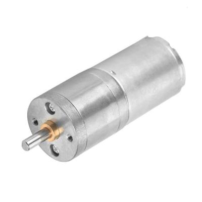 China 370 Gear Reduction Box 12 Volt DC Motor With Gearbox , 25mm Small High Torque DC Motor for sale