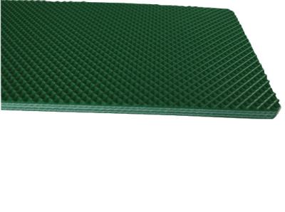 Chine Bandes de conveyeur industrielles matérielles de PVC de couleur verte avec le modèle de diamant à vendre