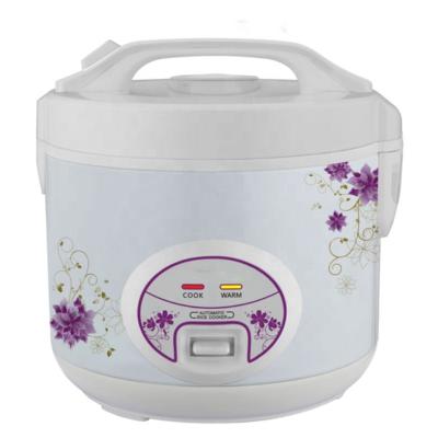 China Outdoor Full Size Flower 1.5L 1.8L 2.2L 2.8L White Printing Luxury Rice Cooker From Bangladesh Thailand India for sale