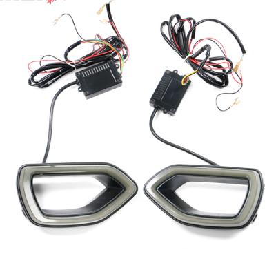 China Plastic Fits 15-19 Dodge Charger SRT Scat Pack Grill Smoke LED Lights DQZMZBDYT for sale
