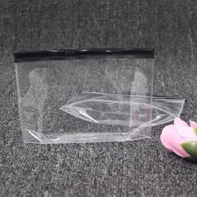 China 100% Eco-friendly Luxury Promotional Ziplock Bag Zipper Bags Stand Up Pouch Gift PVC Clear Cosmetic Zipper Pouch for sale