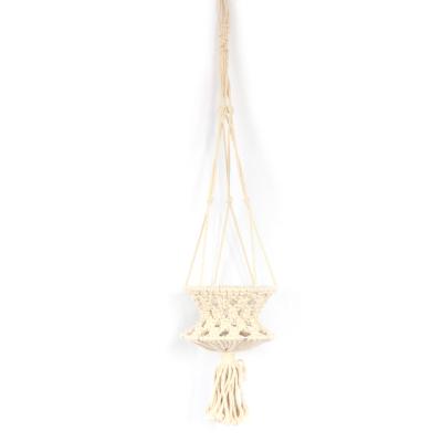China Macrame Sustainable Fruit Basket Wall Hanging Fruit Basket Hanging Product - Macrame Fruit Hammock for Boho Kitchen Decor Baskets - for sale