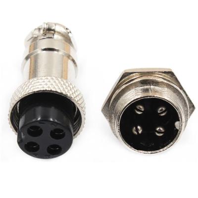 China Power Gx16 4 Pin Conectores Din Binder M16 7.5mm - 8.5mm Connector GX16 Connector Welding Power 500 Times Connector for sale