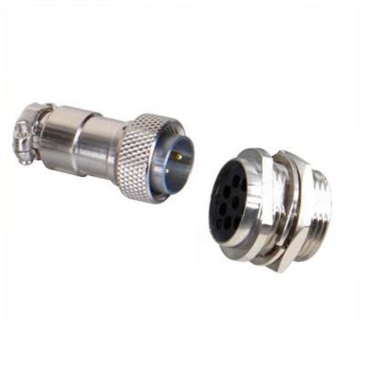 China Automotive Factory Direct With Double Milling Through IP55 Female Socket Aviation Connector 16MF-8F1 for sale