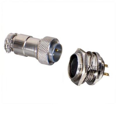 China Automotive High Quality With Single Edge Milling Female Socket IP55 16MF-8F Solder 6 Pin Industrial Gx 16 Connector for sale
