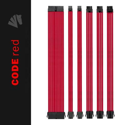 China The Telecom Asiahorse Customization Mod Socket Extension Power Supply Wiring Kit 18AWG ATX/EPS/8-pin PCI-E/6-pin PCI-E for sale