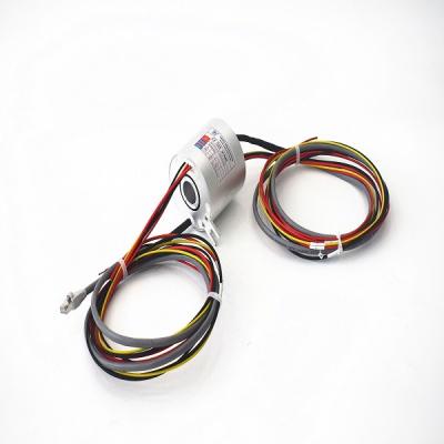 중국 25.4mm Inner Bore 1000M Ethernet Slip Ring With Precious Metail Contacts 판매용