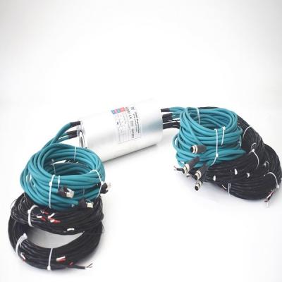 中国 内部の退屈させたイーサネット ロータリージョイント300rpmアルミニウム ハウジング25.4 Mmの 販売のため