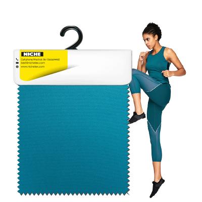China Custom Viable Nylon Spandex High Stretch Non-Shiny Matte Surface Fabric For Gym Yoga Wear Sportswear Tracksuit Activewear for sale