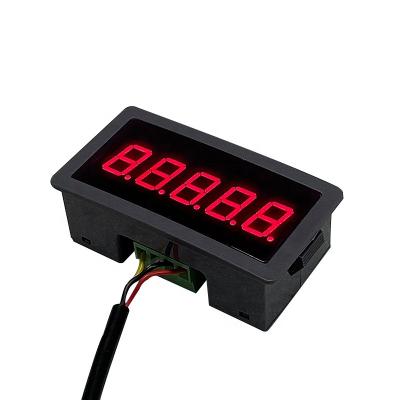 China Indoor 0.56 inch 5-bit red RS485 serial port meter led MODBUS-RTU segment digital tube display waterproof for sale